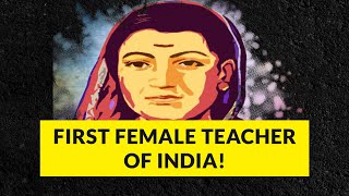 Savitribai Phule  the first female teacher of India  full story [upl. by Ocer]