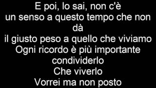 J ax e Fedez Vorrei ma non posto LYRICS TESTO AUDIO [upl. by Nels]