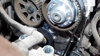 SKODA FABIA 10 HOW TO REPLACE TIMING BELT [upl. by Marthena]