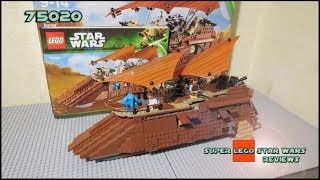 Lego Star Wars 75020 Jabbas Sail Barge Review [upl. by Lrem]