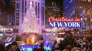 NEW YORK Christmas Walk🎄 Manhattan Walking Tour 4K [upl. by Saltzman]