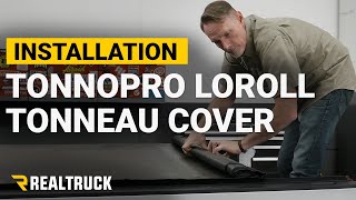 How to Install TonnoPro LoRoll Tonneau Cover on a 2019 Chevy Silverado [upl. by Gustaf]