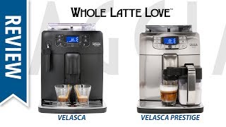 Review Gaggia Velasca amp Velasca Prestige Bean to Cup Coffee Machines [upl. by Werdnaed]