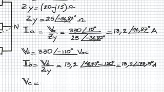Ejemplo Circuito Trifásico Balanceado YY [upl. by Delainey]