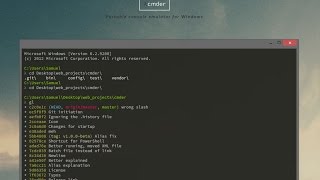 Cmder  Portable Console Emulator for Windows [upl. by Edasalof]