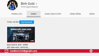 Bình Gold đã xóa các ca khúc phản cảm sau loạt phản ánh của VTV  VTV24 [upl. by Airretal540]