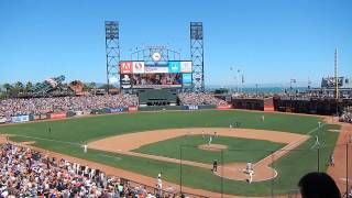 Take me out to the ballgame ATampT Park [upl. by Samale286]