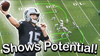 Film Study Gardner Minshew Gives Hope For The Raiders [upl. by Acemahs100]