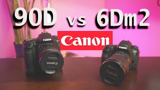 Canon 90D vs Canon 6D Mark ii [upl. by Lavern]