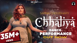 Chhaliya  Sapna Choudhary Dance Performance  New Haryanvi Songs Haryanavi 2024 [upl. by Ettennej922]