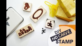 DIY Stamp  No carving required [upl. by Ohara261]