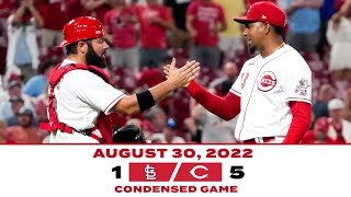 Condensed Game 83022 Reds beat Cardinals 51 [upl. by Assirrac421]