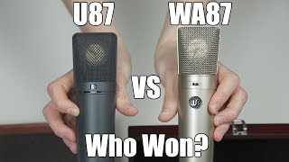 Warm Audio WA87 vs Neumann U87 Which is Better [upl. by Nonnairb513]