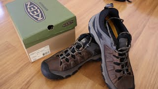 Keen Targhee III WP Low Hiking Shoes  Unboxing [upl. by Eeima484]