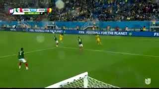 Mexico vs Cameroon Ochoas amazing save HD [upl. by Noyad]