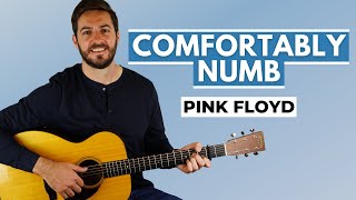 Comfortably Numb Pink Floyd  Fingerstyle Guitar Lesson [upl. by Onstad]