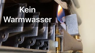 Vaillant durchlauferhitzer Gas kein Warmwasser [upl. by Wendeline513]