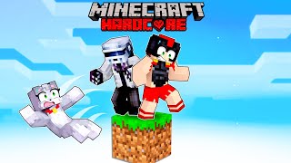 Sobrevivimos 100 días de Minecraft HARDCORE en 1 BLOQUE 😱 Invictor Acenix y ElMayo97 1 [upl. by Asa]