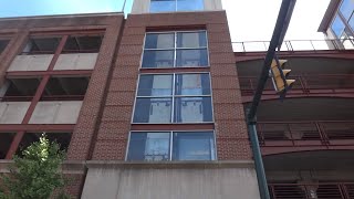 Otis Series 1 Hydraulic Elevators at Water St Parking Garage in Charlottesville VA [upl. by Mata]