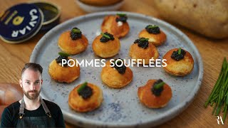 FRENCHY COOKS POMMES SOUFFLEES  CAVIAR [upl. by Lawrence]