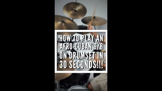 How To Play An AfroCuban 68 Nanigo Rhythm In 30 Seconds [upl. by Arateehc]