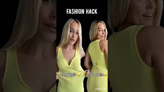 Dress TOO BIG Try This Fashion Hack [upl. by Rimidalv]