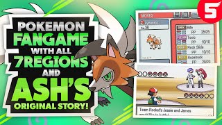 Pokemon FAN GAME With All 7 Regions From Kanto to Alola amp Ashs Original Story 2021 [upl. by Marlen635]