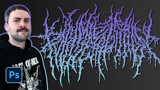 How To Design BRUTAL SlamDeath Metal Logos  Photoshop Tutorial [upl. by Lean479]