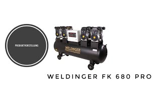 Produktvorstellung WELDINGER FK 510 pro und FK 680 pro Flüsterkompressor [upl. by Ahsilam18]