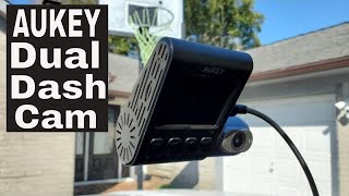 AUKEY Dual Dash Cam Review Two Cameras Are Better Than One [upl. by Casilda704]