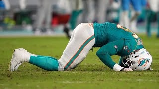 Dolphins linebacker pens heartfelt message after suffering seasonending injury for second year [upl. by Neelloj]