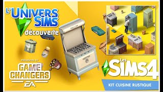 SIMS 4 CUISINE RUSTIQUE  DECOUVERTE 🧐 [upl. by Marmaduke]