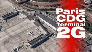 Paris CDG Airport Terminal 2G  Departure amp Arrival [upl. by Ecylla]