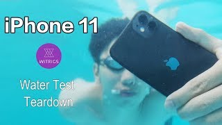 iPhone 11 Waterproof Test！ IPhone 11 waterproof performance unexpectedly [upl. by Eilesor]