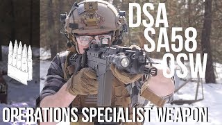 DSA SA58 OSW Operations Specialist Weapon [upl. by Joye260]