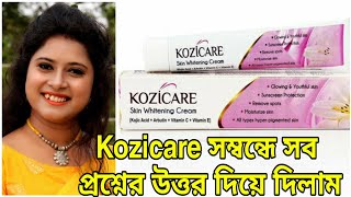 KOZICARE CREAM  Skin whitening cream  Bengali Review [upl. by Imij767]