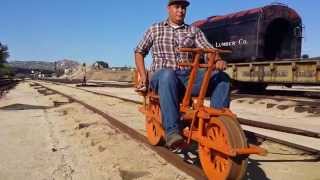 Sheffield Railroad Velocipede railbike [upl. by Eilrahs]