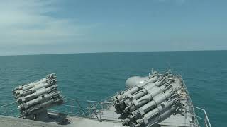 Live Fire in the Black Sea AK630 AK306 RBU 6000 AK176 533mm torpedoes [upl. by Rasaec]