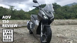 Honda ADV150 Review Philippines  Mini Crossover Scooter [upl. by Wilona]