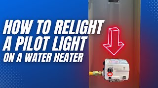 How to Relight a Pilot Light on a Water Heater [upl. by Aihsile]