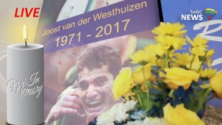 Joost van der Westhuizen memorial service [upl. by Ardnoid]