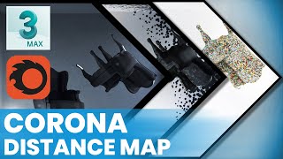 Creating a transition animation in 3ds Max with Corona distance map [upl. by Leirua]