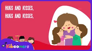 Hugs and Kisses Lyric Video  The Kiboomers Preschool Songs amp Nursery Rhymes for Mothers Day [upl. by Alaek59]