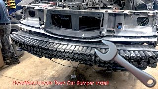 ReveMoto Lincoln Town Car Bumper Install [upl. by Granese]