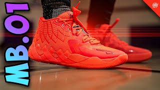 Puma MB01 Performance Review LaMelo Ball Signature Shoe [upl. by Stilu]