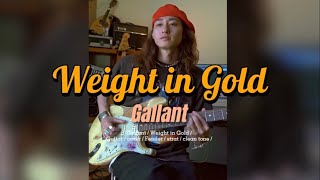 Gallant  Weight In Gold Guitar cover [upl. by Ardussi217]