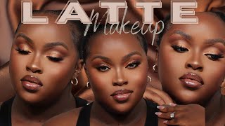 Latte Makeup Tutorial  For Dark Skin Girls [upl. by Buck]