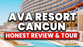 NEW AVA Resort Cancun  All Inclusive  Review amp Full Tour [upl. by Beacham]