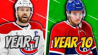 10 Year Rebuild Of The Montreal Canadiens On NHL 22 [upl. by Ennad]