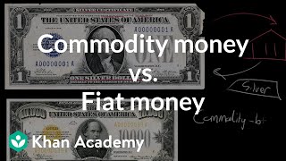 Commodity money vs Fiat money  Financial sector  AP Macroeconomics  Khan Academy [upl. by Richer308]